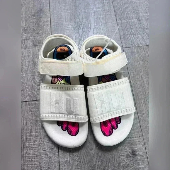 Adidas × Pharrell Williams Adilette 2.0 Sandals Cream NEW - Picture 1 of 8